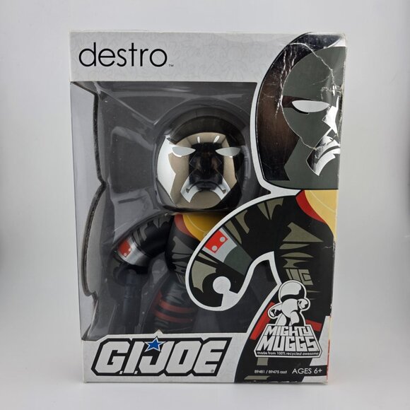 2008 Hasbro Mighty Muggs G.I.‎ Joe Destro w/Pistol Collectible Vinyl Figure NEW - Picture 1 of 9